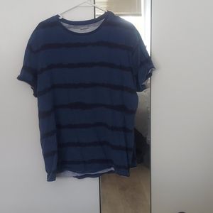 Blue stripe T shirt